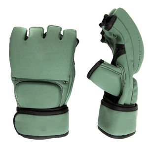 2025 nouveaux gants de combat MMA en cuir PU tendance équipement de combat confortable pour hommes et femmes - Product Image 3