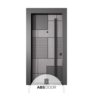 ABSDOOR TECTONIC Portes d'entrée manuelles en acier inoxydable haute sécurité, directement de l'usine, isolation thermique et acoustique, intérieur d'appartement - Product Image 1