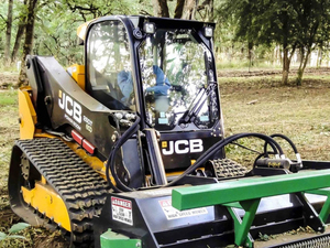 JCB Skid Steer Crawler Loader Mulcher Attachment Forestry Flail Mower Heavy Duty Brush Cutter HYDAC Pump for Land Clearing - Product Image 1