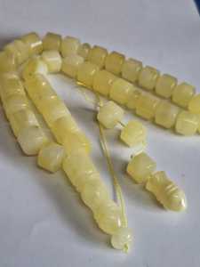 Tasbih de Resina Estilo Ángel, 33 Cuentas Turquesa, Rosario Musulmán Ecológico, Contador de Oraciones, Joyería - Product Image 3