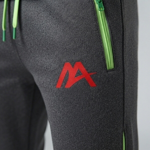 Conjunto Deportivo para Hombre en Gris Carbón, Chaqueta Deportiva con Cierre Completo, Pantalones Jogger con Ribete Verde, Ropa Deportiva para Entrenamiento, Gimnasio, Running y Fitness - Product Image 5