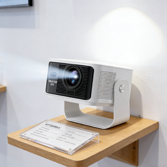 NEW HY350 GTV Max LED Projector 1080P 500 Lumens Portable Home 5.0 Android 11 Built-in Speakers for Remote 8GB 2G RAM
