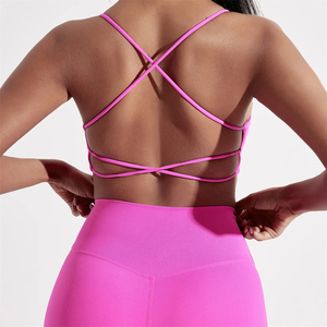 2024 soutien-gorge de sport écologique sans couture léger respirant pour femmes avec étirement dans les quatre sens pour l'entraînement de fitness - Product Image 2