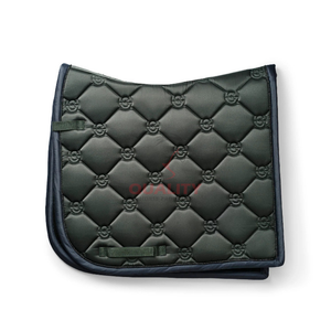 Tapis de selle équestre anglais élégant Doublure douce et respirante Conception matelassée durable Soutien confortable pour les chevaux - Product Image 1