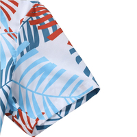 Conjunto de Camisa Casual de Verano para Hombre, Transpirable y Estampada, Ecológica, Duradera, Servicio OEM, Colores Personalizados Disponibles, Poliéster/Algodón