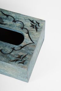 ที่ใส่กล่องทิชชู่เรซิ่นตกแต่งสไตล์คู่รักสำหรับห้องน้ำและโต๊ะเครื่องแป้ง - Product Image 3