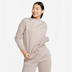 Sudaderas de mujer de tela polar con tasa de fábrica, bordado e impresión de logotipo personalizado, sudadera para correr para mujer - Product Image 1