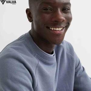 À la mode dernière conception solide hommes sweats OEM Service à manches longues hiver automne saison col rond coton mélangé polaire - Product Image 6