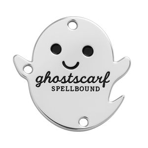 ป้ายโลหะรูปหัวใจพร้อมโลโก้สำหรับเสื้อผ้า - Product Image 6