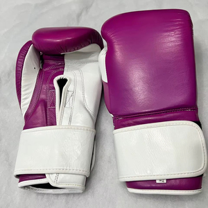 Vente chaude Bonne qualité Gagnant Gants de boxe à lacets Logo personnalisé Gagnant Peau de vache Adultes Compétition Formation Gants de boxe - Product Image 1