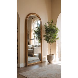 Ensemble 2 miroirs de sol faits à la main écologiques de forme ovale en laiton de qualité supérieure taille personnalisée mariage moderne à bas prix - Product Image 3