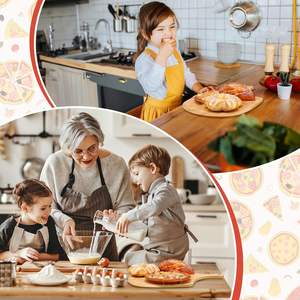 6 uds. Tabla de cortar de paleta de cáscara de Pizza de bambú con mango cómodo para cortar panes de Pizza queso fruta - Product Image 6