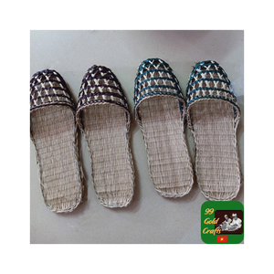 Zapatillas de interior silenciosas hechas de fibra de coco natural y algas marinas, sandalias suaves y cómodas para hombres y mujeres - Product Image 2