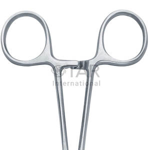 Pince hémostatique droite Pinces de verrouillage en acier inoxydable de qualité supérieure Mâchoires dentelées Hémostats polyvalents Pince à épiler Instruments médicaux - Product Image 3