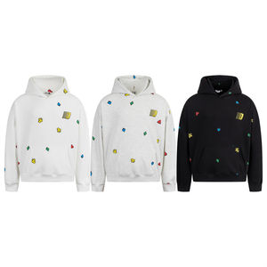 A Stylish Niche Embroidered <b>Hoodie</b> Featuring a Relaxed Men s Pullover Fit Inspired by Modern European and <b>American</b> Street Trends - Product Image 2