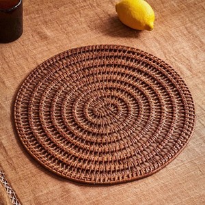 เสื่อหวายสานสไตล์ไม่เหมือนใครสำหรับตกแต่งโต๊ะรับประทานอาหารโดยตรงจากผู้ผลิตในเวียดนาม - Product Image 3