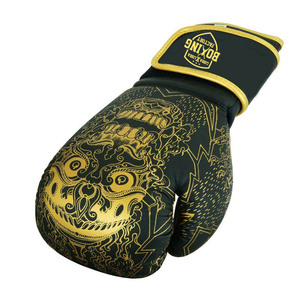 Gants de boxe personnalisés en Rexine, les plus vendus, avec logo sur mesure, pour la compétition, équipement sportif, entraînement MMA et Muay Thai, en PU - Product Image 5