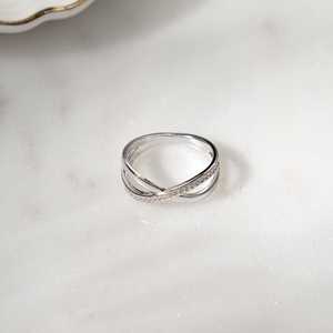 Trendy Modern Handmade <b>Cross</b> Cut Cubic Zirconia Diamond Gemstone <b>Ring</b> 925 Solid Sterling Bezel Setting Vintage for Wedding - Product Image 3
