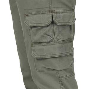 Pantalones Personalizados para Hombre, 100% Algodón, Corte Recto, 6 Bolsillos, Estilo Cargo Holgado con Logotipos Personalizados - Product Image 5