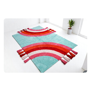 Alfombra de área de algodón diseñada para interiores modernos con logotipo de marca personalizado y Servicio de Fabricación de etiqueta privada - Product Image 3