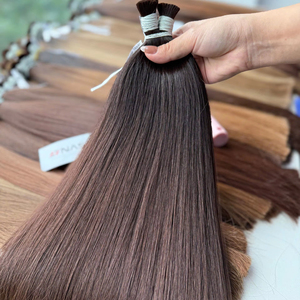 ผมแท้เวียดนาม 100% จาก NASA HAIR VIETNAM  แบบต่อผมสีอ่อน  ไม่ผ่านการแปรรูป  ความยาวตามสั่ง  รับทำสีตามต้องการ - Product Image 1