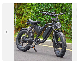 Vélo électrique tout-terrain à double moteur en alliage d'aluminium pour homme, 20 pouces, pas cher, 7 vitesses, pneus larges, vélo de montagne électrique - Product Image 1