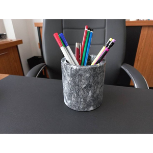 Porte-stylo de rangement pour la maison et le bureau au design antique porte-stylo en marbre de qualité exclusive pour organisateur de bureau au meilleur prix - Product Image 4