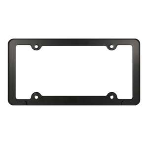 Cadre de plaque d'immatriculation personnalisé noir mat en aluminium avec LED, fibre de carbone, acier inoxydable, plastique pour voitures, compatible Tesla Ford - Product Image 6