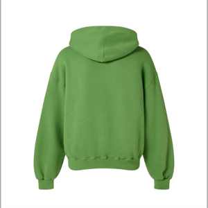 Sweat à capuche en molleton personnalisé 100% coton pour hommes coupe régulière tissu français brodé logo solide hiver 2 pièces - Product Image 3
