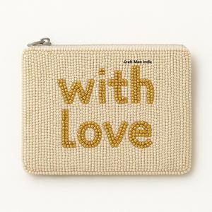 Porte-monnaie en perles fait main, mini pochette amusante et élégante pour pièces de monnaie, cartes et objets essentiels, cadeau parfait pour les femmes, petite pochette unique - Product Image 2