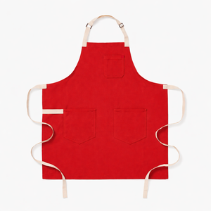 Factory Wholesale <b>Apron</b> Thickened Polyester Cotton Canvas <b>Apron</b> New Household <b>Kitchen</b> <b>Aprons</b> - Product Image 4