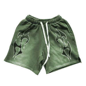 Personnalisé 2025 Hommes Lavage À L'acide Court Strass Vêtements Décontractés Coton Fait Vêtements De Plein Air Hommes Shorts Avec Applique Détresses - Product Image 4