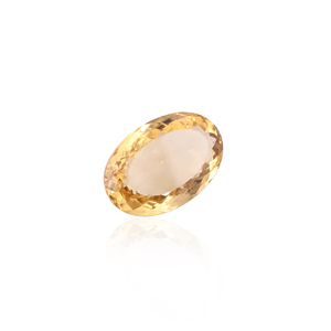 33X23MM ควอตซ์มะนาวธรรมชาติ59.30Cts รูปไข่พลอยหลวม1ชิ้นสำหรับทำเครื่องประดับ - Product Image 3