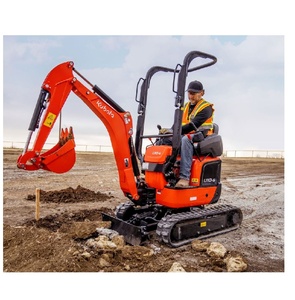 รถขุดขนาดเล็ก Kubota U10-5 สภาพเยี่ยมพร้อมขาย ไม่มีส่วนยื่นหลัง ควบคุมด้วยจอยสติ๊กไฮดรอลิกด้านข้าง และมีใบมีด - Product Image 4