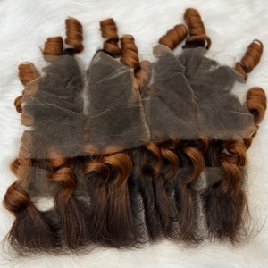CIERRE DE ALTA CALIDAD RECTO Y ONDULADO TRANSPARENTE HD ENCAJE AL POR MAYOR DE EXTENSIONES DE CABELLO HUMANO VIRGEN DE FÁBRICA - Product Image 4