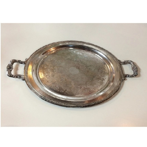 Superior Quality Gold Plated Brass <b>Dessert</b> Tray Attractive Design Customized Shape Large Size Ideal for Elegant Food Serving - Product Image 6