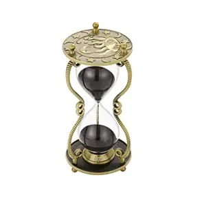 Wholesale Craft Gift Large Antique Metal Frame Brass Hourglass Sand Timer Sand Clock unique designer brass Sand Timer