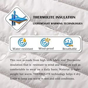 Vente en gros de vestes d'hiver sans manches pour homme, veste en polyester et coton à fermeture éclair, veste à fermeture éclair utilitaire et chaude pour homme, veste pour homme - Product Image 5