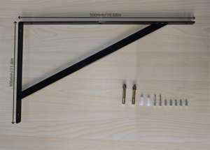 Soporte Triangular Metálico de Acero Personalizado ODM para Reparación de Muebles de Oficina, Hogar y Sala de Estar, 25*4*15cm - Product Image 6