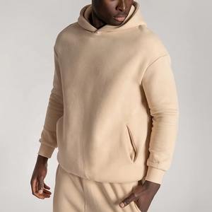 Top qualité pleine poche latérale lourde luxe pull à capuche personnalisé surdimensionné blanc plaine lourd sweats à capuche unisexe 2025 - Product Image 2