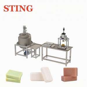 Machine à fabriquer du savon miniature, petite <span class=keywords><strong>ligne</strong></span> <span class=keywords><strong>de</strong></span> production entièrement automatique pour savon <span class=keywords><strong>de</strong></span> lessive, pour la maison et les petites entreprises STING LAP50-B 380V - Product Image 1