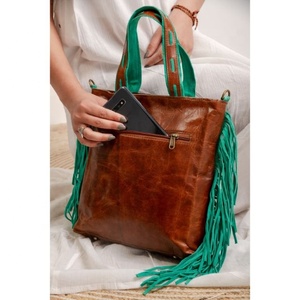 Nouveau Offre Spéciale Discount métallisé fourrure cuir fourre-tout sacs femmes sous les bras sacs à main haute qualité taureau crâne pièce sac à provisions - Product Image 5