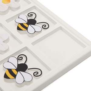 ชุดเกมกระดาน Tac นิ้วเท้าทำจากไม้ของเล่นเพื่อการศึกษาแบบโต้ตอบสำหรับครอบครัวและเด็ก - Product Image 4