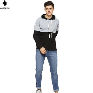 Custom Men's Vintage Washed Fleece French Terry Heavyweight Zipper <b>Jacket</b> Double Zip up Hood Crystal <b>Rhinestones</b> Solid Pattern - Product Image 4