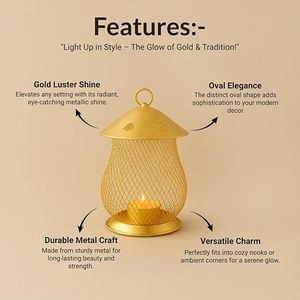 Bougeoirs en métal de qualité supérieure avec centre de table de mariage Pot de bougie en métal unique pour la fête d'événement - Product Image 5