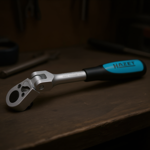 Llave de trinquete reversible Hazet con bisagra cuadrada sólida de 12,5 mm (1/2 pulgada) 916GK - Product Image 3