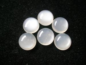 Cabochon rond en pierre de lune blanche pour bijoux, taille à choix multiples - Product Image 6
