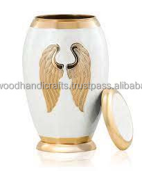 Venta caliente de alta calidad hermoso diseño latón adultos urnas de cremación para cenizas urnas hechas a mano urnas funerarias - Product Image 3