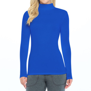 Camiseta de Manga Larga Ajustada para Mujer, Cuello Alto, para Uso Médico, Cómoda, Elástica, Deportiva, para Hospital - Product Image 1