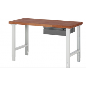 Banco da lavoro Serie 7000 - Modello 7001 BR regolabile in altezza 1500 x 700 x 790-1140 mm 1 cassetto - Product Image 1